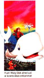 Phew! Moby is relieved. He could escape Ahab!